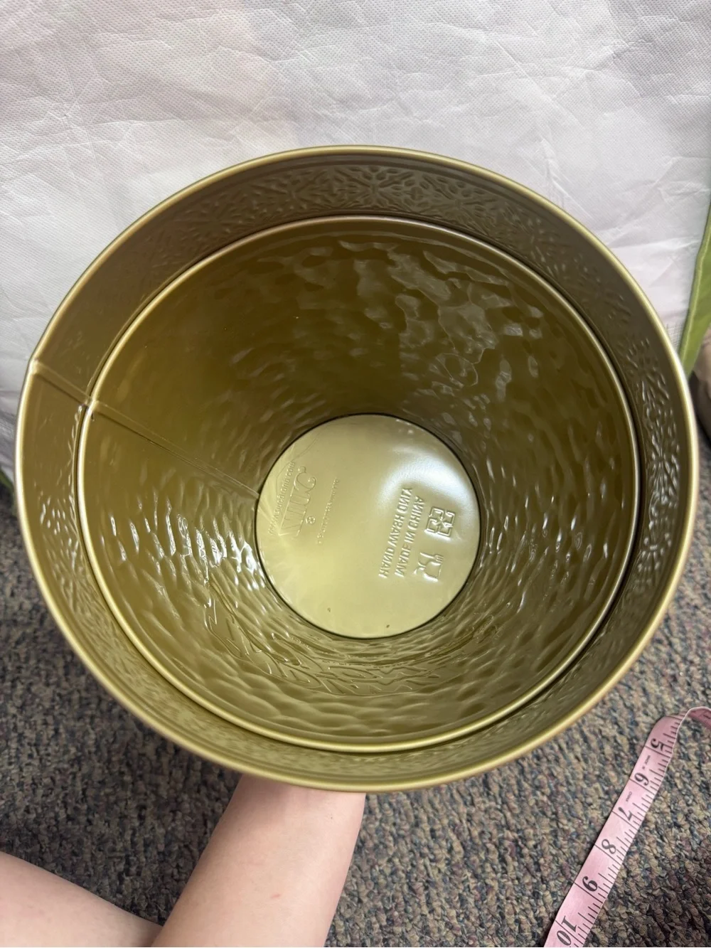 Indiana Jones Gold Embossed Popcorn Tin